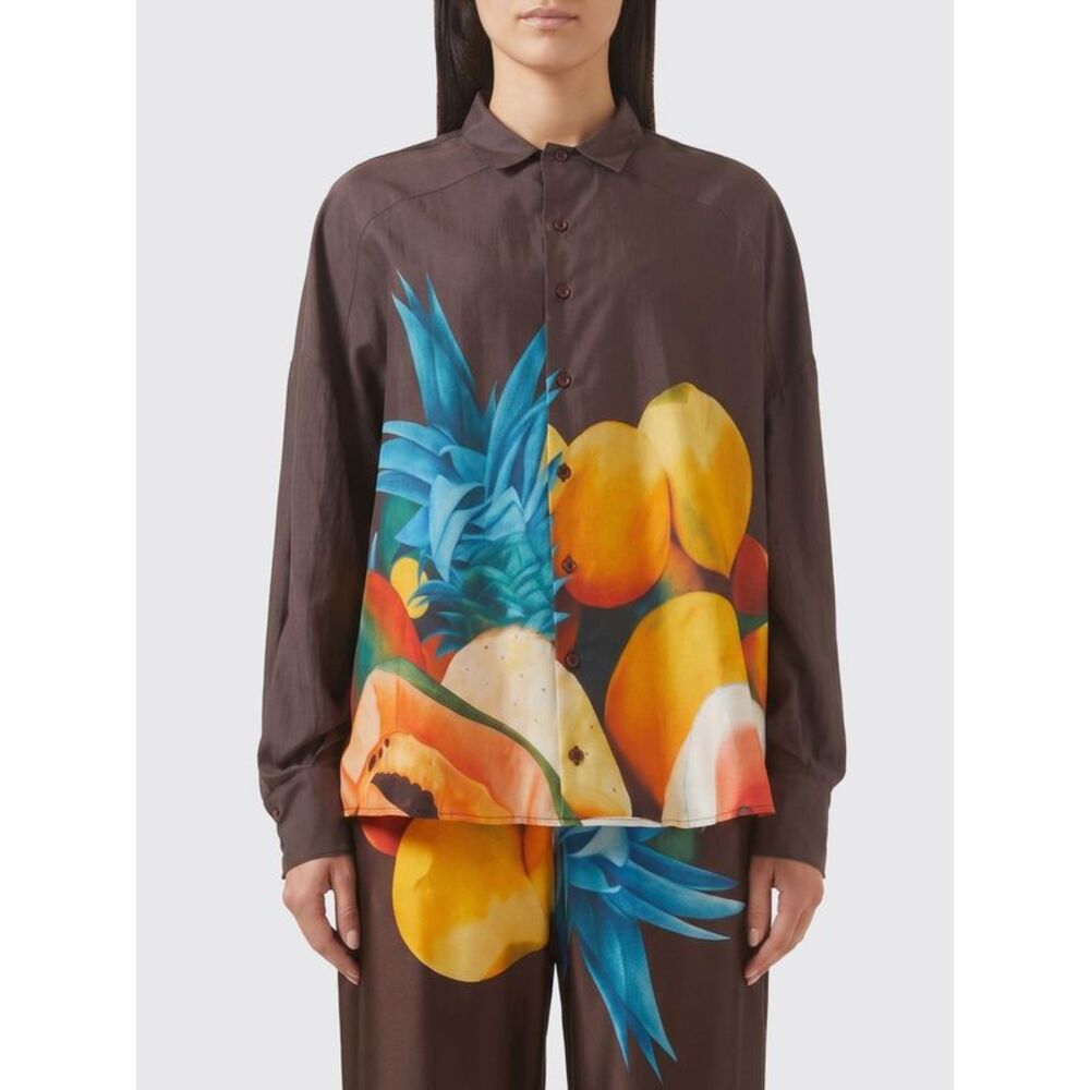 Donde Esteban Women Printed Cotton Shirt Donde Esteban